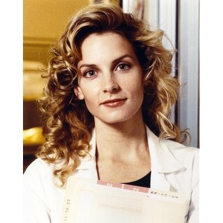 Jensen Daggett in White Coat Close Up Portrait Photo Print - Bed Bath