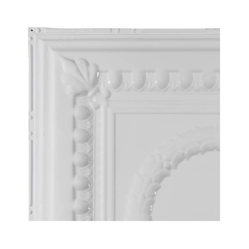 Great Lakes Tin Cleveland Lay-in Ceiling Tile - Gloss White - Sample