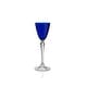 preview thumbnail 2 of 1, Majestic Gifts Inc. Vivid Liquor Glass Blue, 3 oz. Set of 4