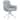 Abby Light Grey Fabric Upholstered Swivel Dining Arm Chair