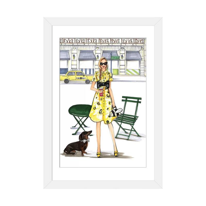 iCanvas "Kate Spade Kinda Day" by Rongrong DeVoe - White - 32x24x1