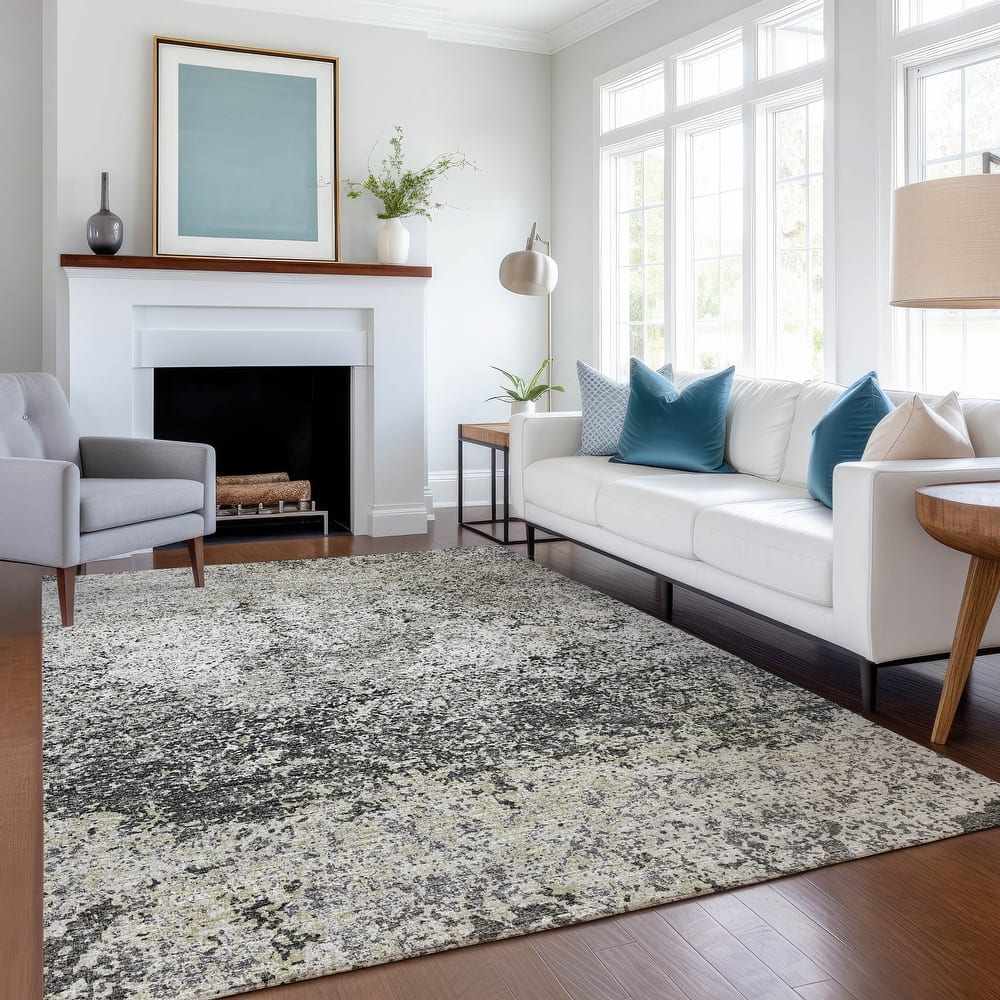 Premium Washable Super Soft Modern Solid Mayfield Rug
