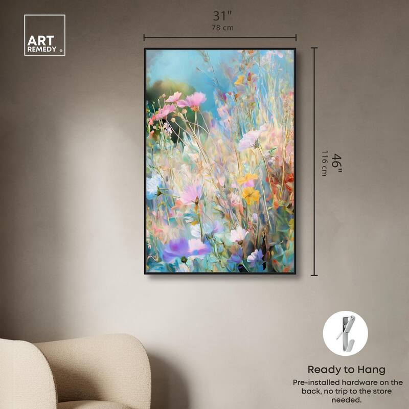 Cosmos Cascade Canvas by Art Remedy