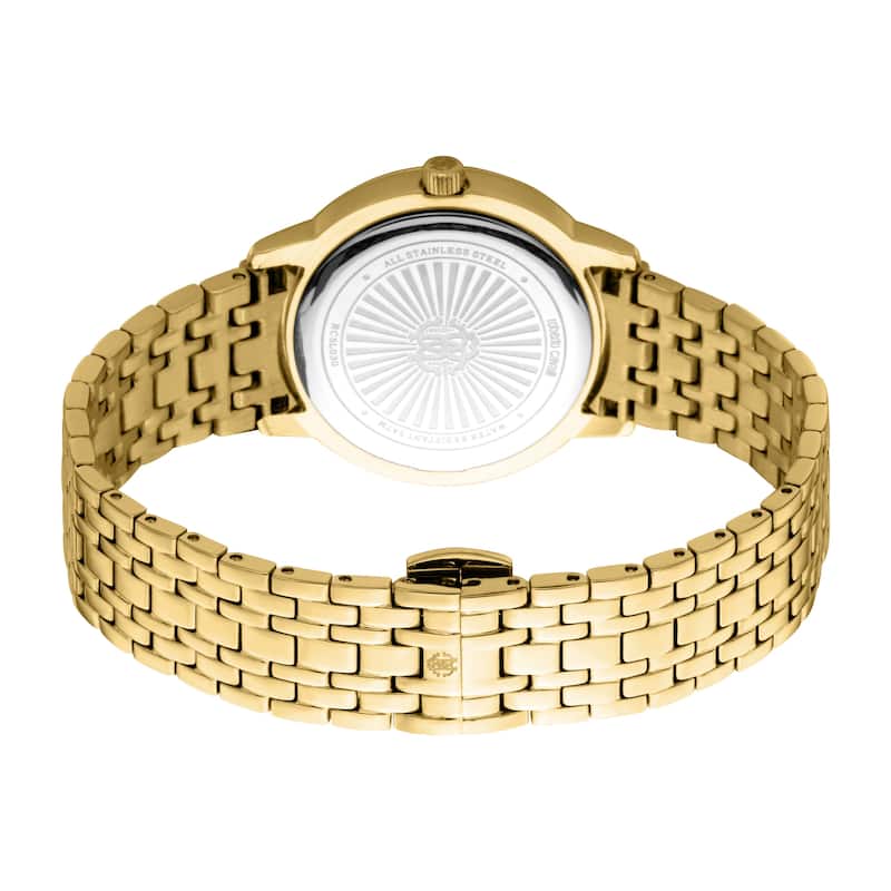 Roberto Cavalli Women RC5L030M0065 Quartz Watch - Gold-Tone