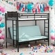 preview thumbnail 1 of 7, Modern Twin Over Full Multi-Function Metal Bunk Bed,Solid Construction,for Bedroom