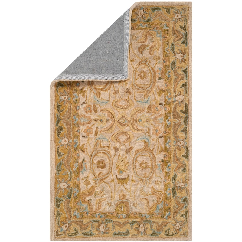 SAFAVIEH Handmade Anatolia Nuala Traditional Oriental Hand-spun Wool Rug