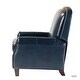 preview thumbnail 30 of 96, Gladis Modern Retro Genuine Leather Recliner with Nailhead Trim Set of 2 by HULALA HOME