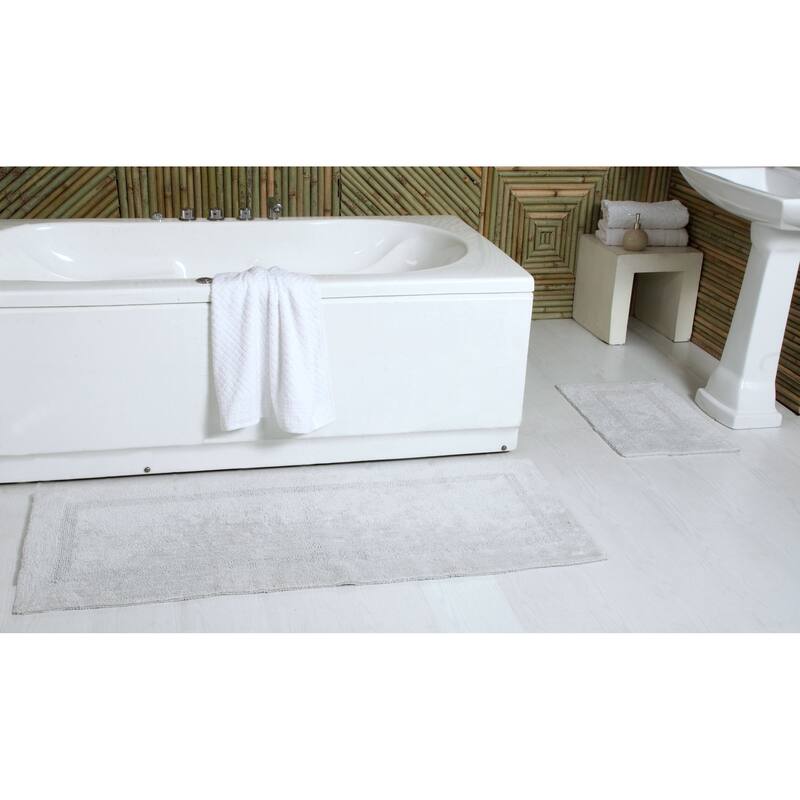 Fabstyles Basix Soft & Absorbent Reversible Cotton Bath Rug