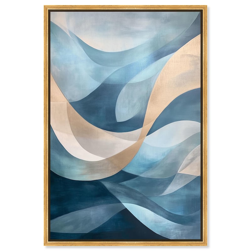 Submerged Canvas by Art Remedy - Gold - 36" x 54"