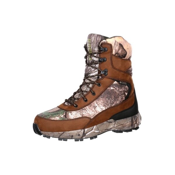 Rocky Outdoor Boots Mens Broadhead Waterproof Insulated Brown RKS0269