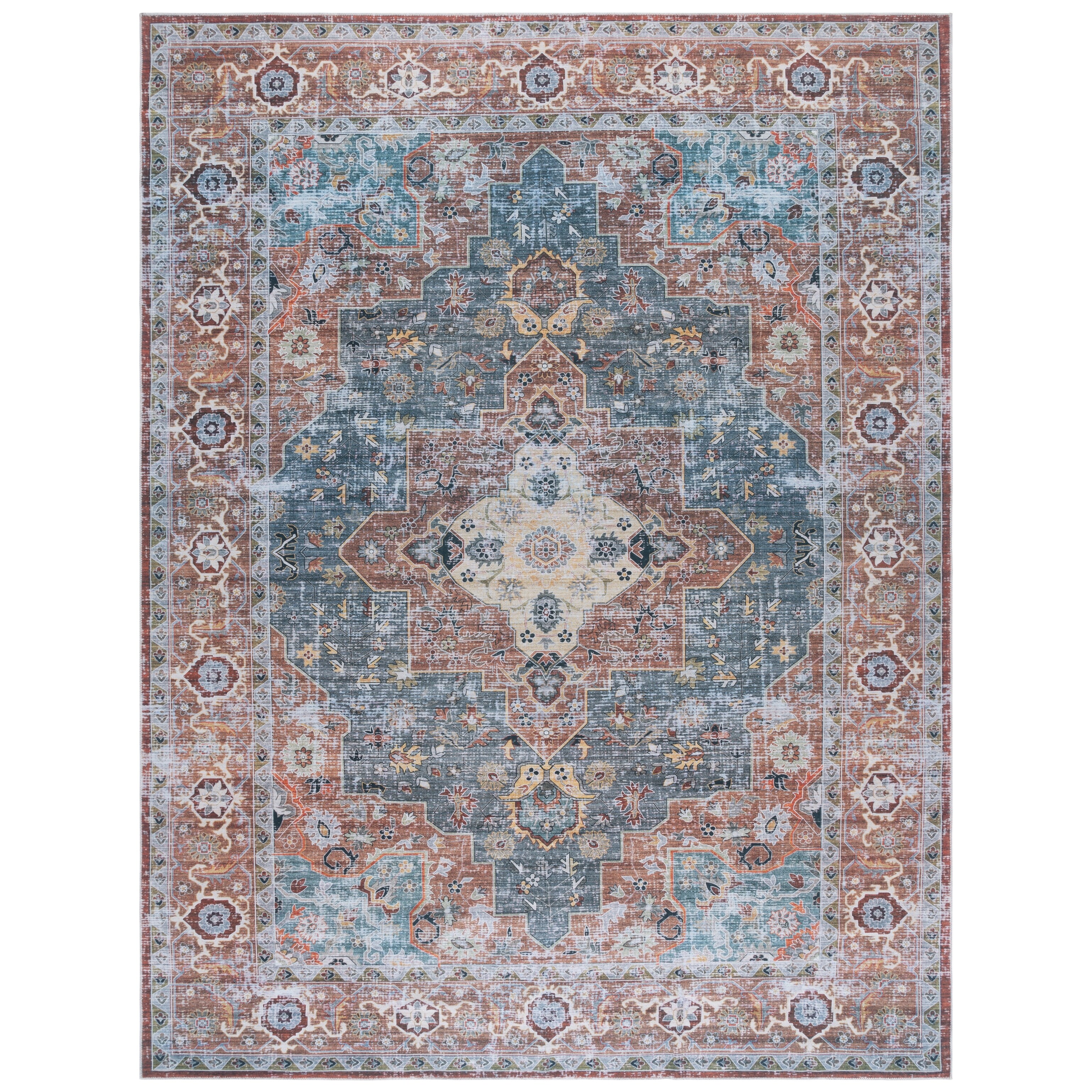 SAFAVIEH Arizona Annakatrin Vintage Machine Washable Rug