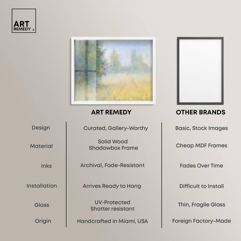 Faded Horizon II Shadowbox by Art Remedy
