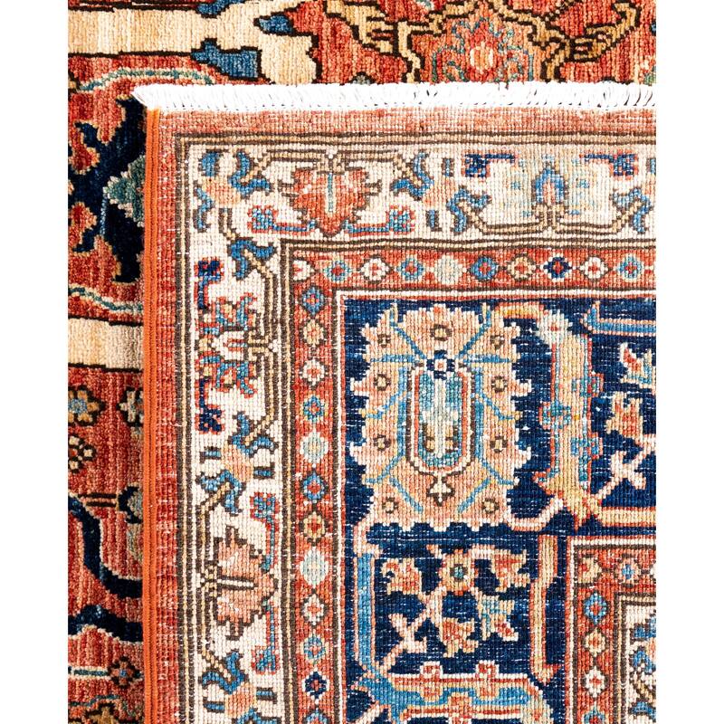 Serapi One-of-a-Kind Hand-Knotted Area Rug - Red - 7' 10" x 9' 9"