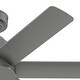 preview thumbnail 5 of 14, Hunter 44" Kennicott Outdoor Ceiling Fan with Wall Control, Damp Rated - Industrial, Contemporary, Transitional
