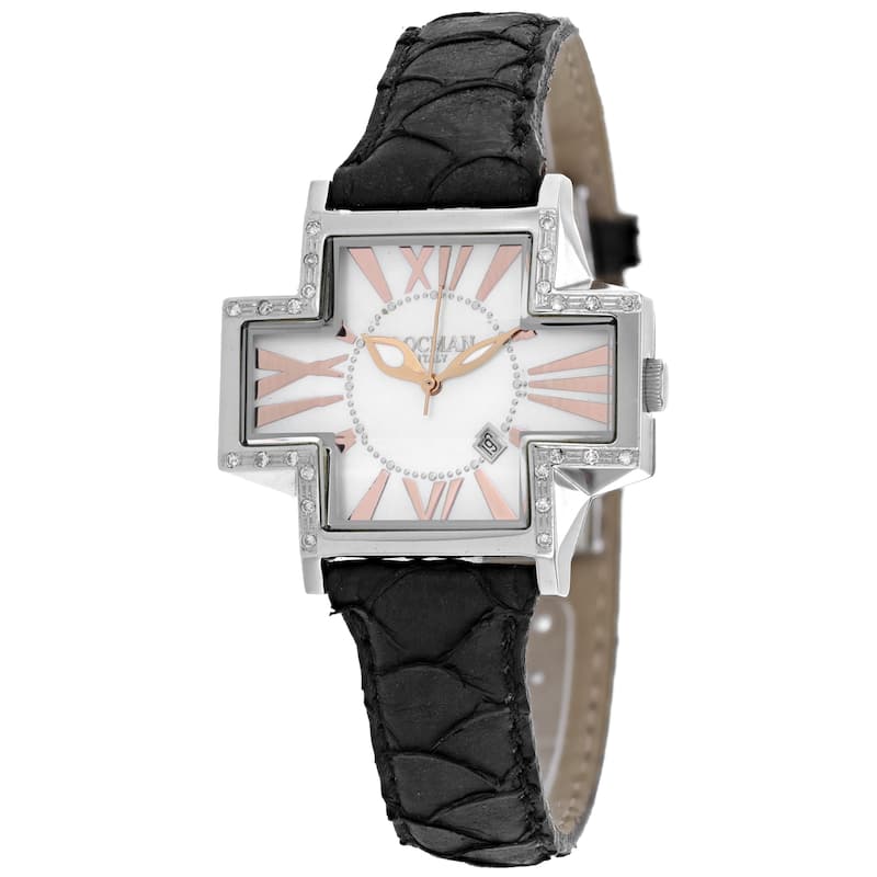 Locman Women's Diamond Plus Mother of Pearl Dial Watch - 181SMOPWHD/BKKF - Mother of Pearl - 6 (36)