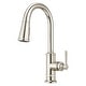 preview thumbnail 16 of 14, Pfister Port Haven 1.8 GPM Deck Mounted Pull Down Kitchen Faucet Polished Nickel