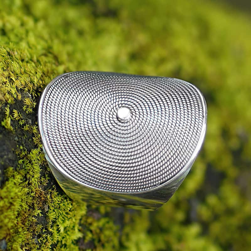 Novica Handmade Perspectives Sterling Silver Cocktail Ring