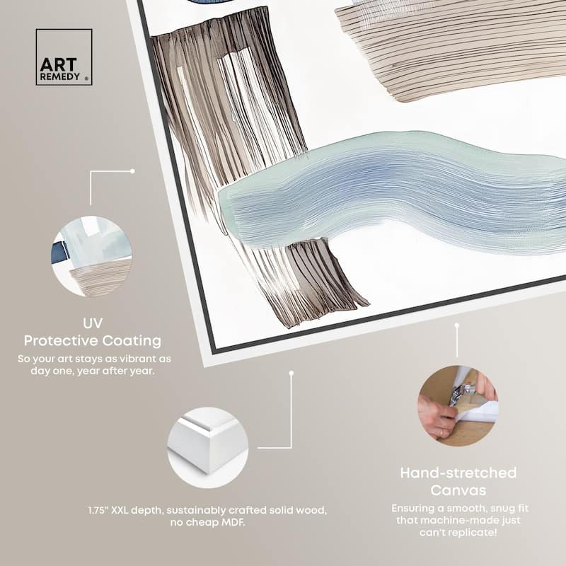Abstract Order Canvas by Art Remedy