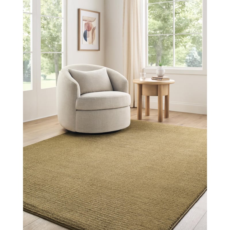 Livabliss Maribor Modern & Contemporary Area Rug - Amber - 6'7" x 9'