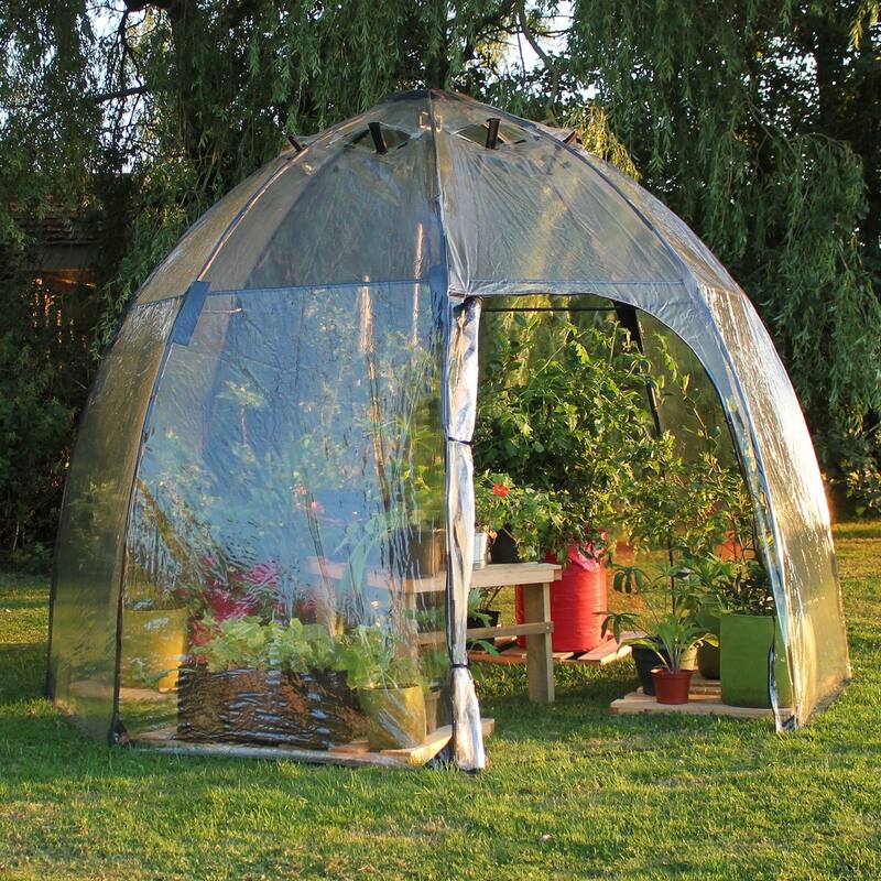 Haxnicks Garden Sunbubble - Walk-In Greenhouses - Large or Standard Size - Clear