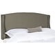 preview thumbnail 2 of 1, SAFAVIEH Austin Pewter Wingback Headboard (Full)