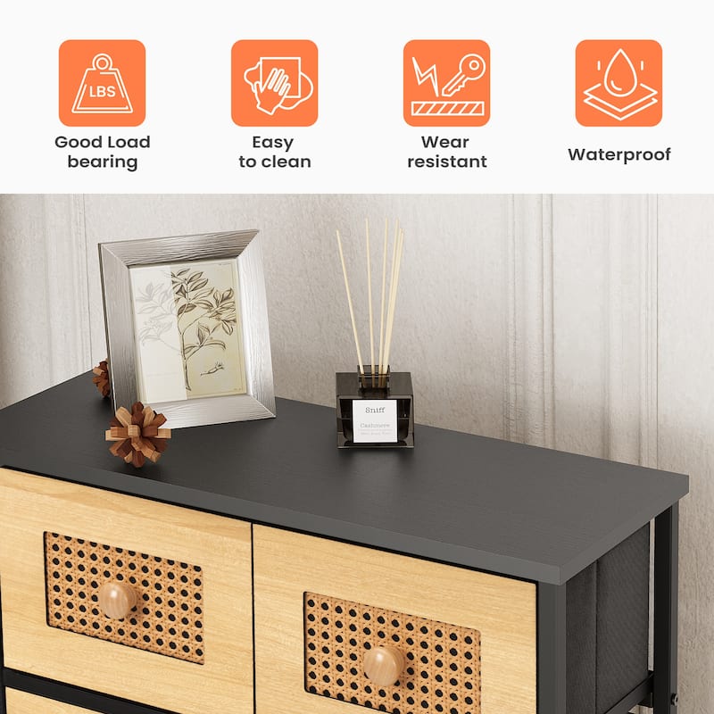 Pellebant 6 Drawers Vertical Dresser Storage Tower