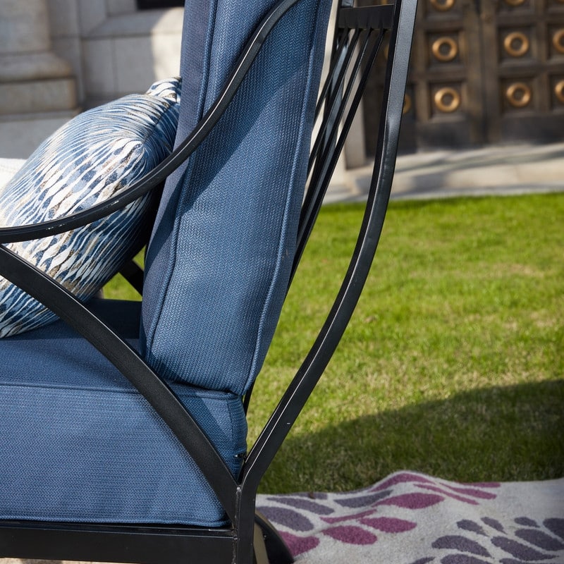 Patio Festival Outdoor Cushioned Rocking-Motion Chair