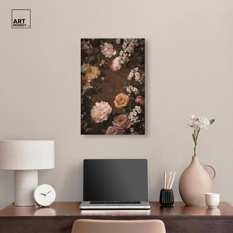 Faded Florals Fable I Canvas by Art Remedy, Gallery Wrapped