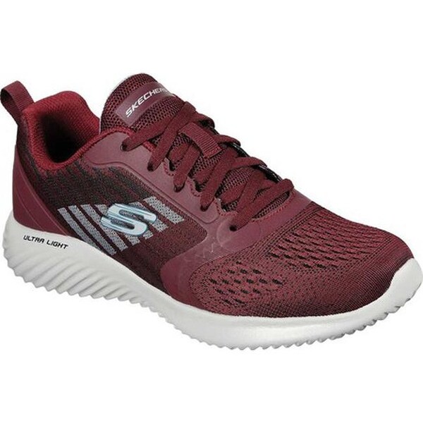 mens burgundy skechers