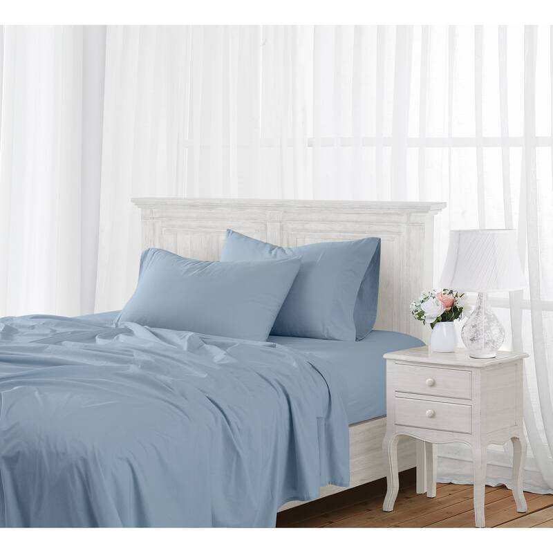 The Farmhouse by Rachel Ashwell Washed Solid Cotton Sheet Set
