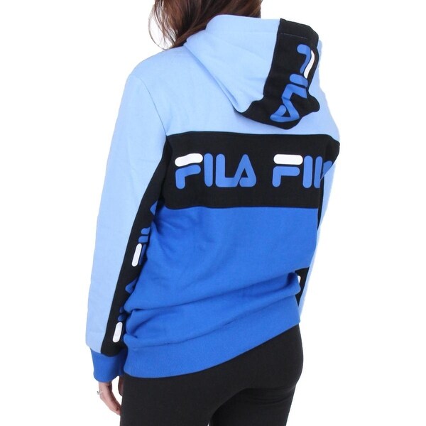 blue fila hoodie women's