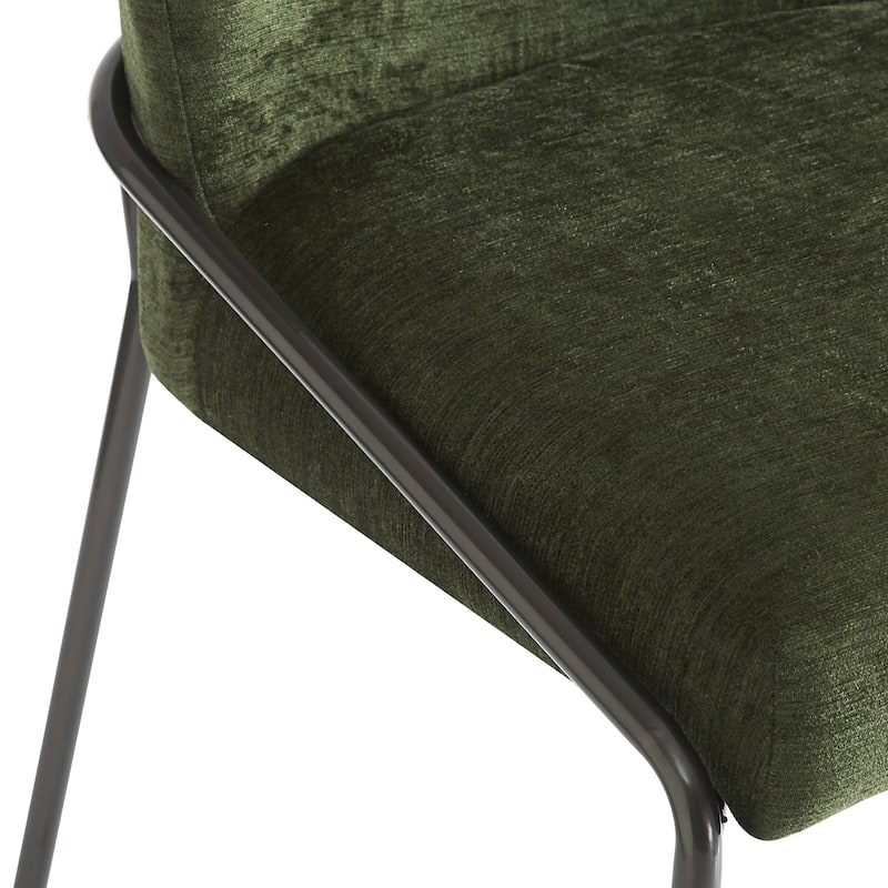 Christopher Knight Home - Marden Modern Upholstered Dining Chair Set with Curved High Back - Set of 2