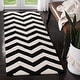 preview thumbnail 2 of 126, SAFAVIEH Handmade Chatham Gunda Modern Moroccan Wool Rug 2'3" x 11' Runner - Ivory/Black