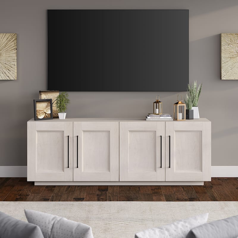 Merrimac Rectangular TV Stand for TV's up to 75" - 68" Wide - Alder White