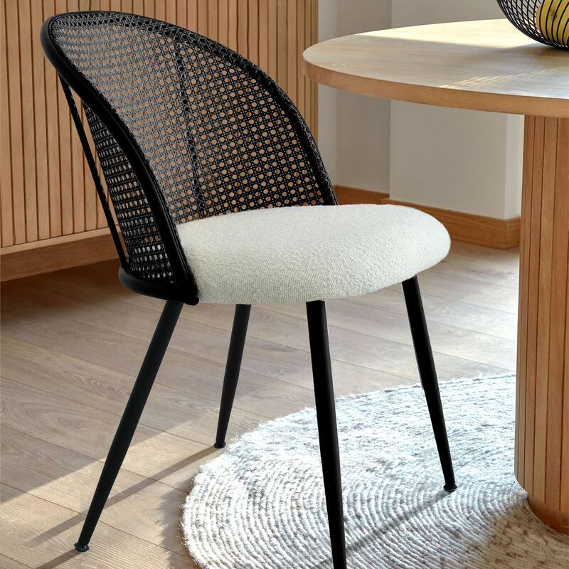Rattan Dining Chair Side Chair(Set of 4)