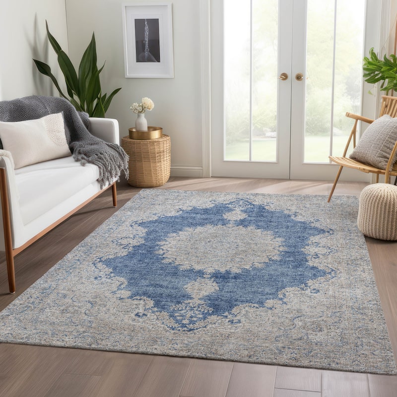 Premium Washable Super Soft Vintage Traditional Mayfield Rug
