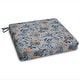 preview thumbnail 12 of 23, Vera Bradley by Classic Accessories Water-Resistant Patio Seat Cushion 17"L x 17"D x 3"Thick - Rain Forest Toile Gray/Gold