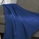 preview thumbnail 23 of 40, Superior Diamond Weave All-Season Bedding Cotton Blanket Full - Queen - Merritt Blue