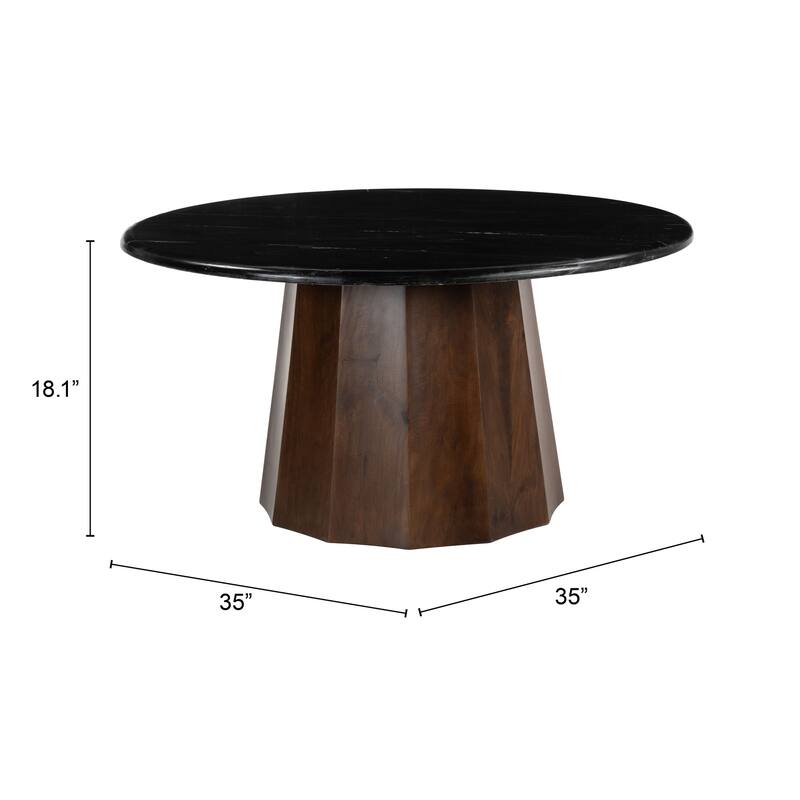 Aipe Coffee Table Black & Brown
