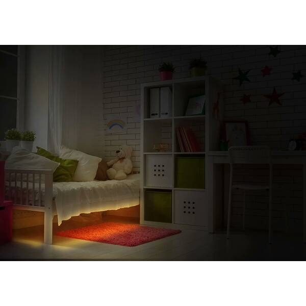 5ft Led Bed Tape Light Motion Sensor Bedside Strip Lights Auto Shut Off On Sale Overstock 28793371 Apartment therapy shows off how to pair those string lights with your bed canopy. usd