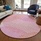 preview thumbnail 37 of 47, Machine Washable Indoor/ Outdoor Abstract Stripe Chantille Rug