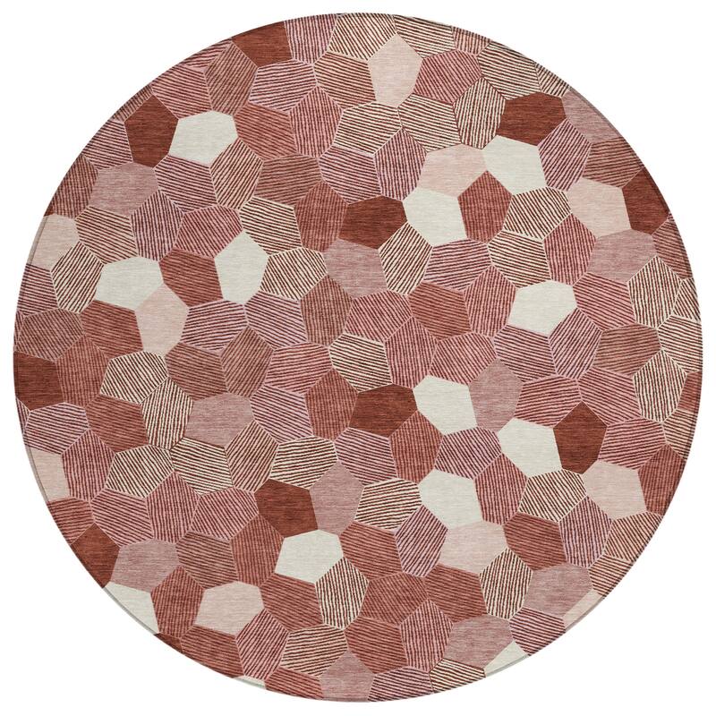 Machine Washable Indoor/ Outdoor Modern Loyd Chantille Rug