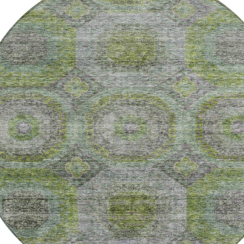 HomeRoots Geometric Transitional Rectangle Outdoor Rug