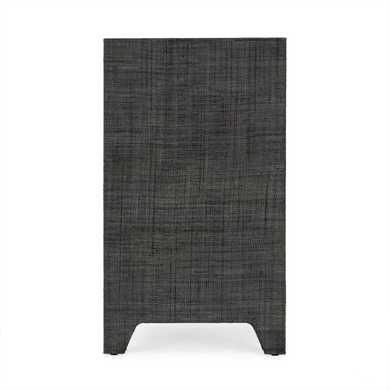 Bar Harbor Raffia 1 Drawer Nightstand