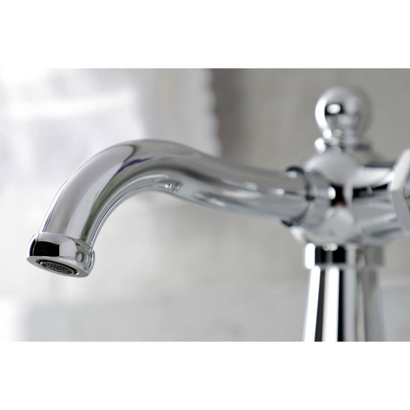 Kingston Brass KSD154BX.P Nautical 1.2 GPM Deck Mounted Single Hole