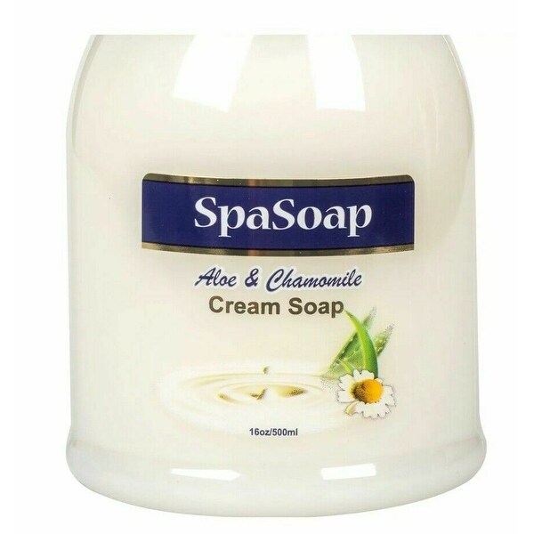 spa soap aloe and chamomile cream soap