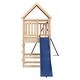 preview thumbnail 3 of 16, vidaXL Swing Set Outdoor Backyard Wooden Playground Equipment for Kids Age 3-8
