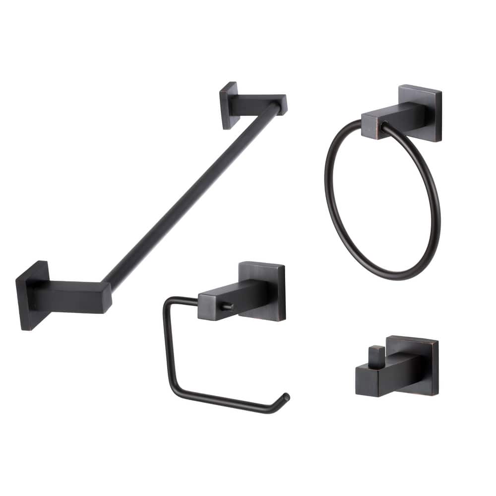 Sure-Loc BD-SET-PH1 Baden 4 Piece Bathroom Package with 30" Towel Bar,