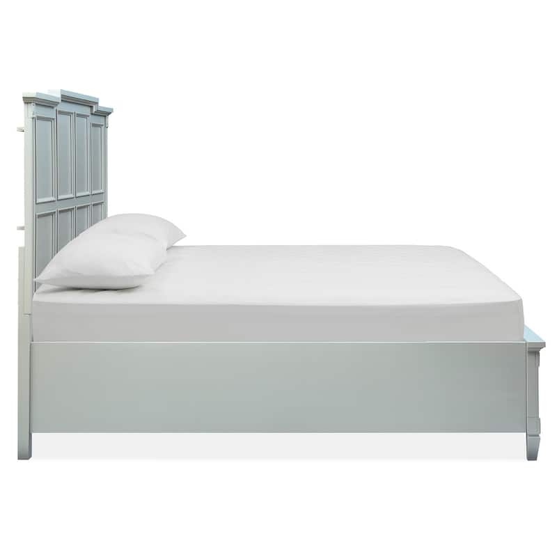 Magnussen Home Glenbrook Pebble Panel Storage Bed