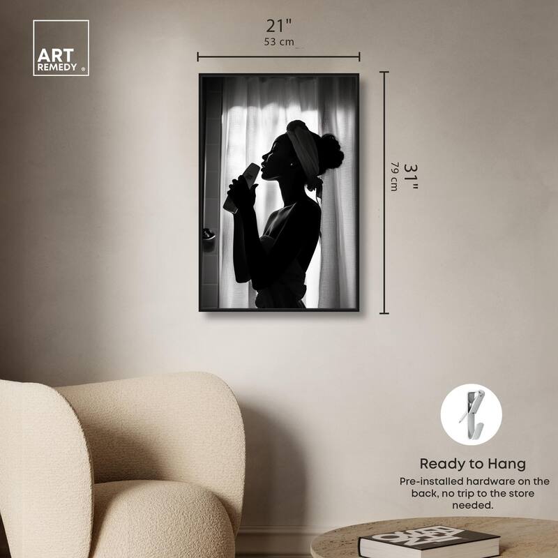 Bathroom Jam Session Canvas by Art Remedy